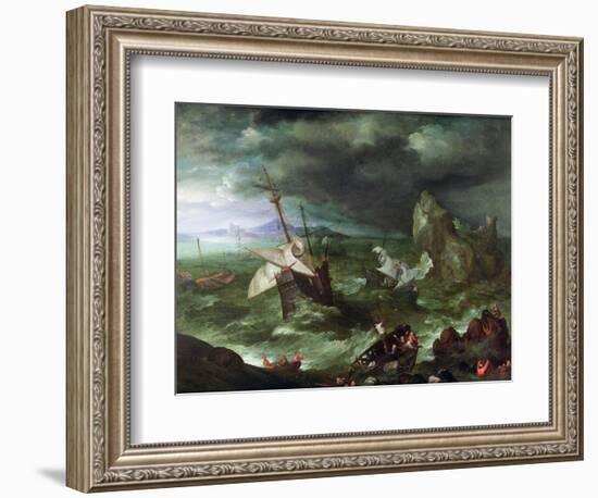 A Sea Storm, C.1594-95-Jan Brueghel the Elder-Framed Giclee Print