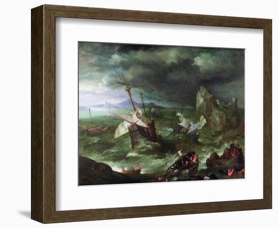 A Sea Storm, C.1594-95-Jan Brueghel the Elder-Framed Giclee Print