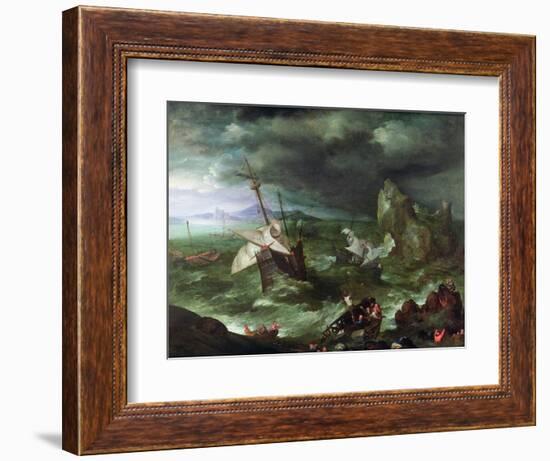 A Sea Storm, C.1594-95-Jan Brueghel the Elder-Framed Giclee Print