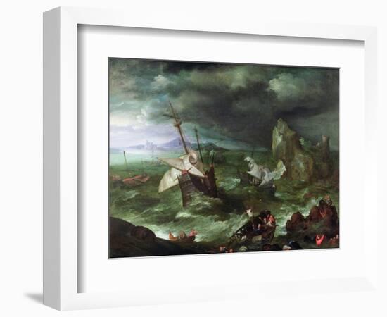 A Sea Storm, C.1594-95-Jan Brueghel the Elder-Framed Giclee Print