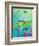 A Sea Turtle Rescue - Jack & Jill-Elisa Chavarri-Framed Giclee Print