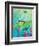 A Sea Turtle Rescue - Jack & Jill-Elisa Chavarri-Framed Giclee Print