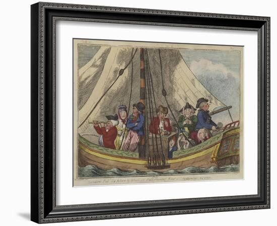 A Sea Voyage, 1796-Isaac Robert Cruikshank-Framed Giclee Print