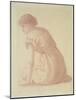 A Seated Figure of a Woman, 19th Century-Edward Burne-Jones-Mounted Giclee Print