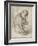 A Seated Monkey on a Chain, 1592-1602-Hendrik Goltzius-Framed Giclee Print