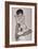 A Seated Nude Female, 1914-Egon Schiele-Framed Giclee Print