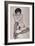 A Seated Nude Female, 1914-Egon Schiele-Framed Giclee Print