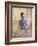 A Seated Woman in Blue; Femme En Bleu Assise-Edouard Vuillard-Framed Giclee Print