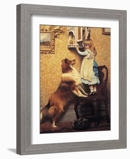 A Secret Place-Charles Burton Barber-Framed Giclee Print