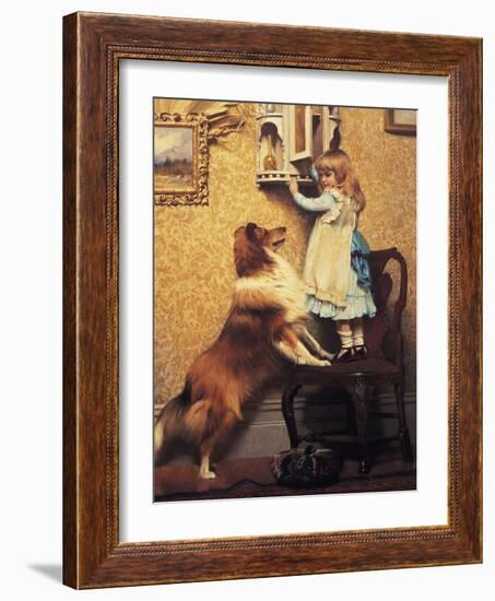 A Secret Place-Charles Burton Barber-Framed Giclee Print