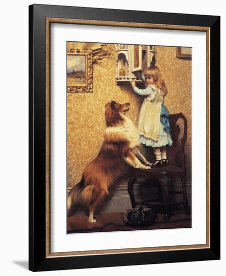 A Secret Place-Charles Burton Barber-Framed Giclee Print