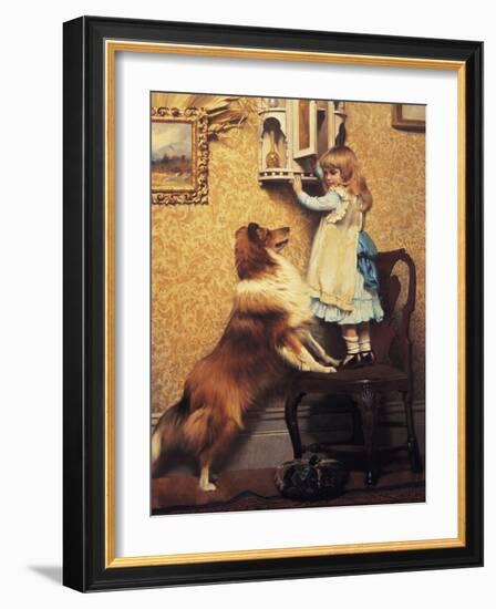 A Secret Place-Charles Burton Barber-Framed Giclee Print