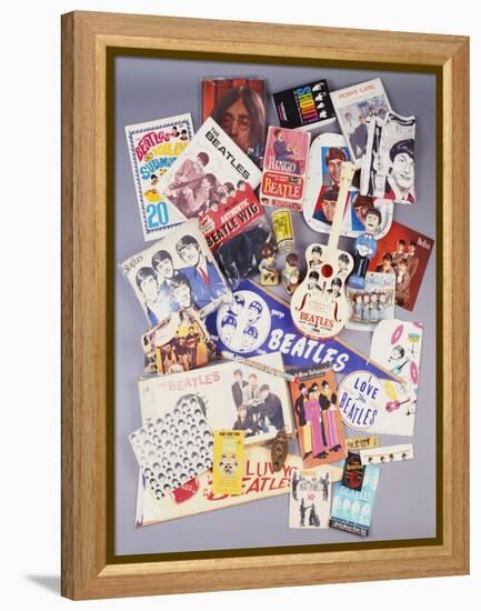 A Selection of Beatles Memorabilia, 1960s-null-Framed Premier Image Canvas