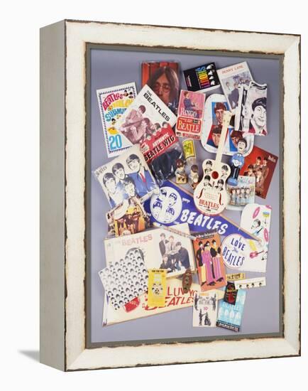 A Selection of Beatles Memorabilia, 1960s-null-Framed Premier Image Canvas