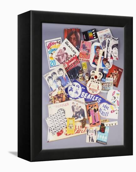 A Selection of Beatles Memorabilia, 1960s-null-Framed Premier Image Canvas