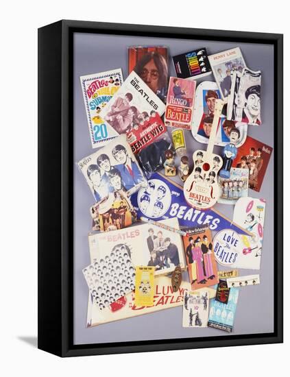 A Selection of Beatles Memorabilia, 1960s-null-Framed Premier Image Canvas