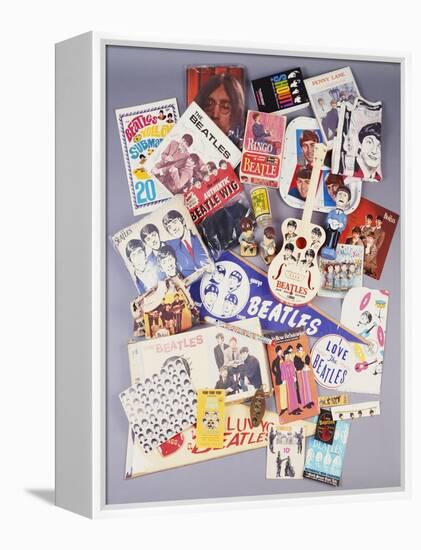 A Selection of Beatles Memorabilia, 1960s-null-Framed Premier Image Canvas