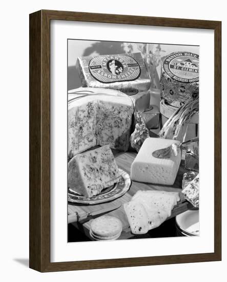 A Selection of Danish Cheeses, 1963-Michael Walters-Framed Photographic Print