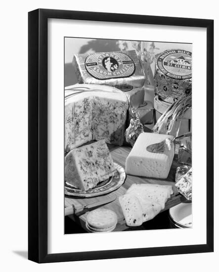 A Selection of Danish Cheeses, 1963-Michael Walters-Framed Photographic Print