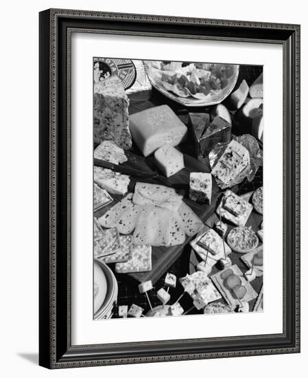 A Selection of Danish Cheeses, 1963-Michael Walters-Framed Photographic Print