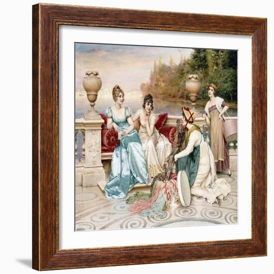 A Selection of Silk and Satin-Joseph Frederic Soulacroix-Framed Giclee Print