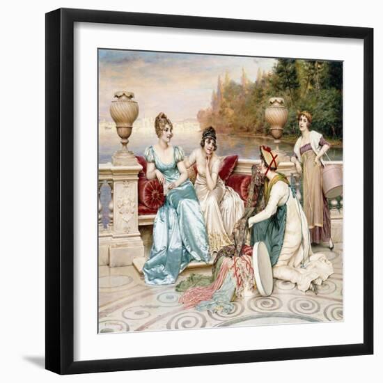 A Selection of Silk and Satin-Joseph Frederic Soulacroix-Framed Giclee Print