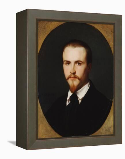 A Self-Portrait, Bust Length, 1847-Alexandre Cabanel-Framed Premier Image Canvas