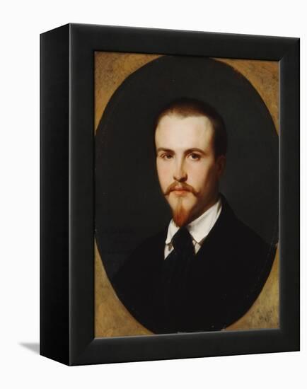 A Self-Portrait, Bust Length, 1847-Alexandre Cabanel-Framed Premier Image Canvas