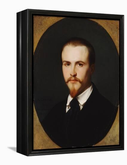 A Self-Portrait, Bust Length, 1847-Alexandre Cabanel-Framed Premier Image Canvas