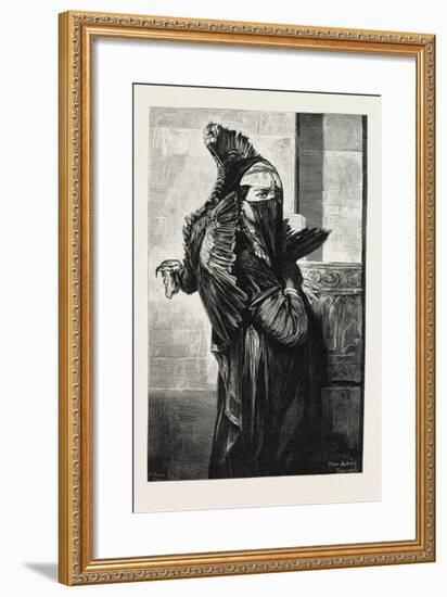 A Seller of Turkeys, Egypt, 1879-null-Framed Giclee Print