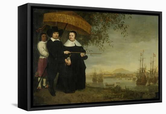 A Senior Merchant of the Dutch East India Company-Aelbert Cuyp-Framed Stretched Canvas