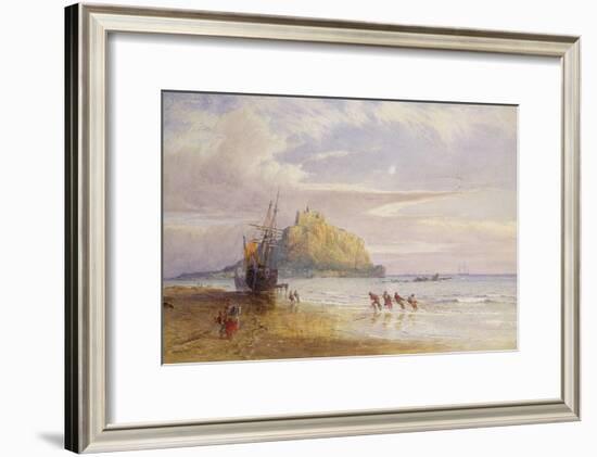 A September Evening, St Michael's Mount, Cornwall-John Mogford-Framed Giclee Print