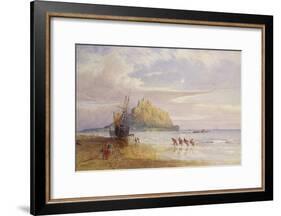A September Evening, St Michael's Mount, Cornwall-John Mogford-Framed Giclee Print