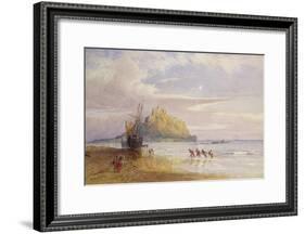 A September Evening, St Michael's Mount, Cornwall-John Mogford-Framed Giclee Print