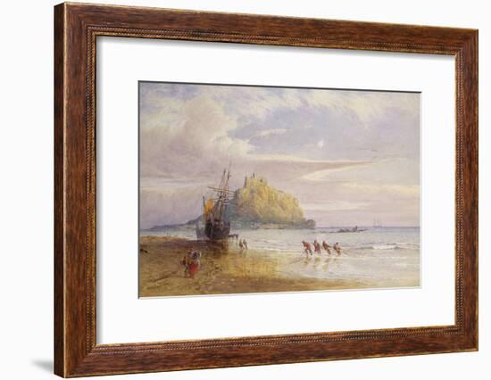 A September Evening, St Michael's Mount, Cornwall-John Mogford-Framed Giclee Print