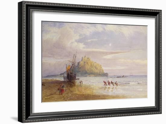 A September Evening, St Michael's Mount, Cornwall-John Mogford-Framed Giclee Print