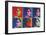 A Set of Six Self-Portraits, 1967-Andy Warhol-Framed Art Print