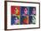 A Set of Six Self-Portraits, 1967-Andy Warhol-Framed Art Print