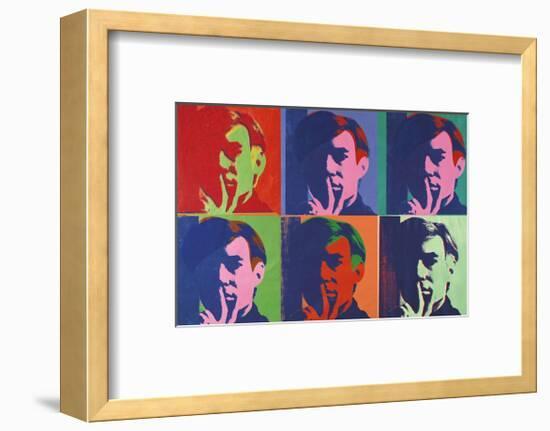 A Set of Six Self-Portraits, c.1967-Andy Warhol-Framed Giclee Print