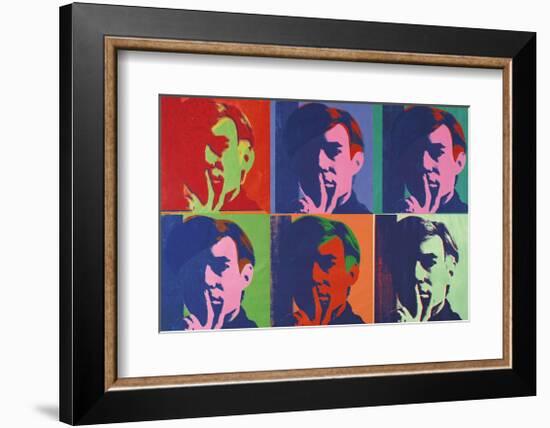 A Set of Six Self-Portraits, c.1967-Andy Warhol-Framed Giclee Print