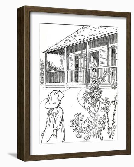 'A Settler's Home', 1912-Charles Robinson-Framed Giclee Print