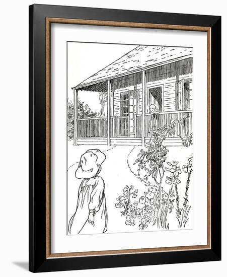 'A Settler's Home', 1912-Charles Robinson-Framed Giclee Print