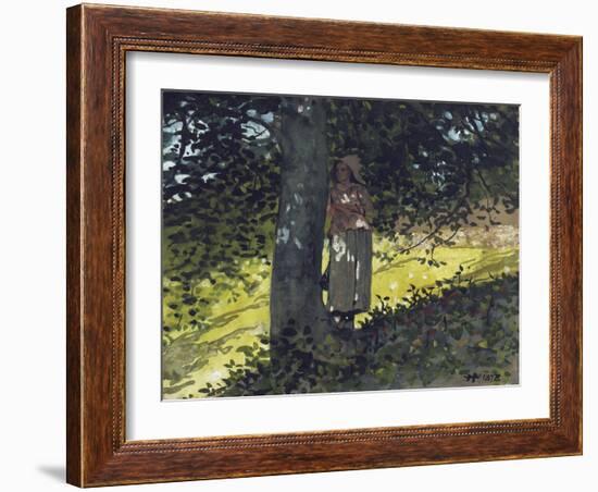 A Shady Spot, Houghton Farm, 1878-Winslow Homer-Framed Giclee Print