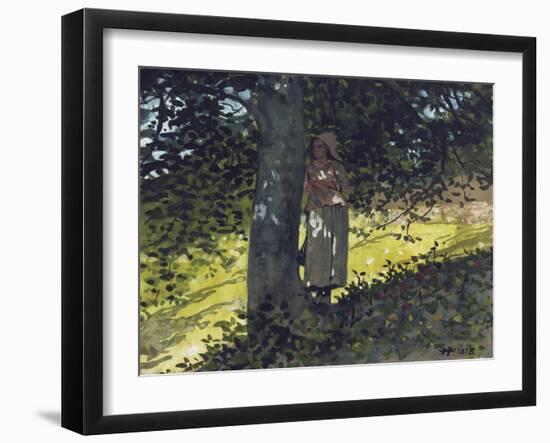 A Shady Spot, Houghton Farm, 1878-Winslow Homer-Framed Giclee Print