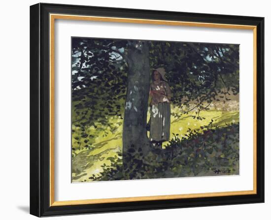 A Shady Spot, Houghton Farm, 1878-Winslow Homer-Framed Giclee Print