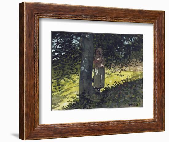 A Shady Spot, Houghton Farm, 1878-Winslow Homer-Framed Giclee Print