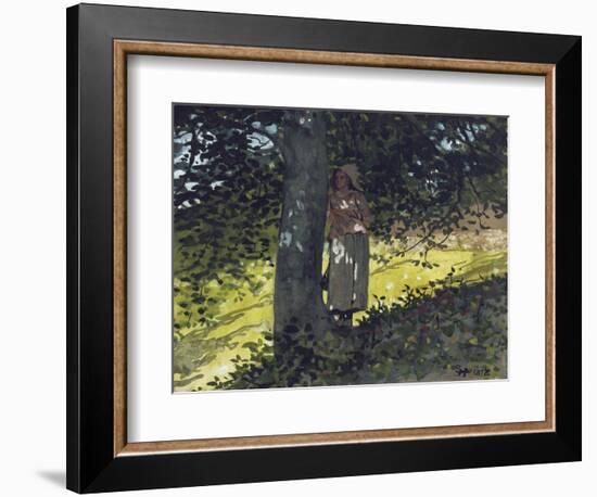 A Shady Spot, Houghton Farm, 1878-Winslow Homer-Framed Giclee Print