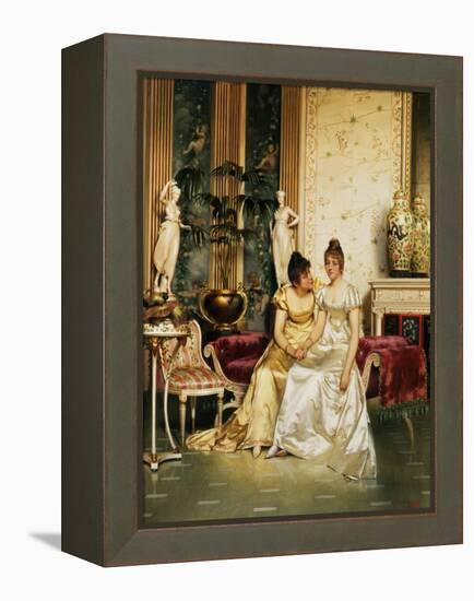 A Shared Confidence-Joseph Frederic Soulacroix-Framed Premier Image Canvas