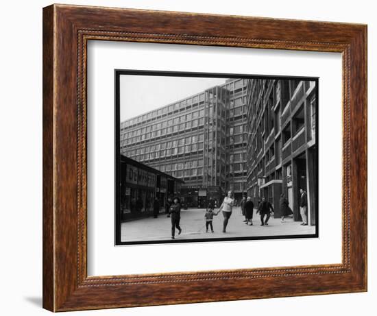 A Sheffield Shopping Centre and Flats-Henry Grant-Framed Photographic Print