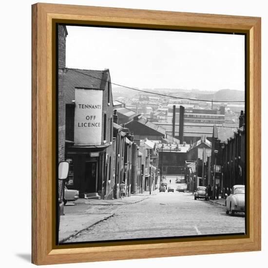 A Sheffield Street Scene-Henry Grant-Framed Premier Image Canvas